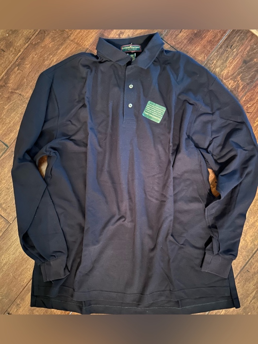 Men’s Longsleeve Polo XXL - Country Cottons